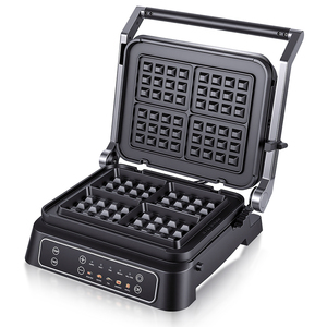 RAF 2000W Steak Maker With Double Sided Heating Large Cooking Surface for Home Kitchen Tabletop Indoor Use Panini Press Wa - Product Image 2