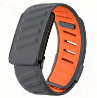 Bracelet de sport en caoutchouc durable compatible Whoop 5.0, respirant, étanche, réglable, remplacement unisexe pour tracker de fitness, pour hommes