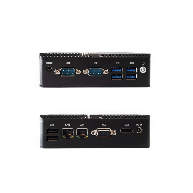 MeeGOpad High Quality J4125 Industrial POS 12V Dual LAN Serial Port Win11/Linux Thin Client Portable Mini PC 12*12 DDR4