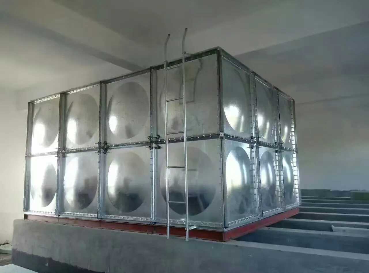 Hot Sales Bolted Panel Joint Galvanized Water Storage Tank with Panel Size 1x1m 1.22x1.22m Cheaper Price