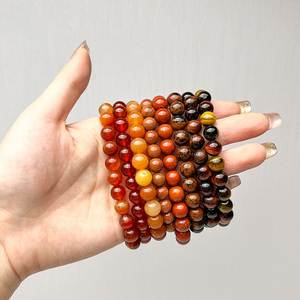 Độc Đáo 8Mm Pha Lê Dây Vòng Đeo Tay Bohemia Cát Bãi Biển Pha Lê Đá Quý Hạt Vòng Đeo Tay - Product Image 4