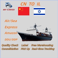 Expédition logistique à faible coût, fret maritime port-à-port, DDP/DDU avec ramassage des marchandises, Chine vers Israël pour les marchandises volumineuses et lourdes