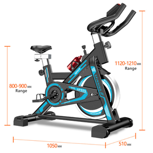 Vélo de filature durable traditionnel d'approvisionnement d'usine avec résistance réglable et support d'i-pad à faible décibel pour une utilisation en salle de sport - Product Image 3