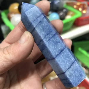 Prezzo di fabbrica torre lucidatura cristallo naturale artigianato pietra di quarzo blu aventurina punto regalo per ornamento e fengshui