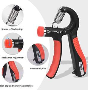 Gripper tangan ABS 10-100kg, untuk penggunaan di rumah, latihan rehabilitasi latihan otot lengan penguat - Product Image 6