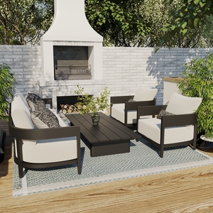 Ensemble <span class=keywords><strong>de</strong></span> meubles d'extérieur <span class=keywords><strong>en</strong></span> aluminium <span class=keywords><strong>de</strong></span> style moderne, canapé <span class=keywords><strong>de</strong></span> patio imperméable, chaise, <span class=keywords><strong>table</strong></span> basse pour <span class=keywords><strong>jardin</strong></span>, maison, hôtel, salle à manger, parc - Product Image 1