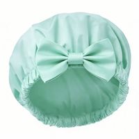 Topi Mandi Wanita Anti Air Cepat Kering Ukuran Besar Terlaris dengan Motif Pita Tersedia dalam Berbagai Pola untuk Perawatan Rambut di Rumah
