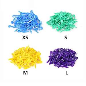 Confezione da 100 Pezzi di Cunei Dentali Monouso con Foro, Design Concavo ad Arco in Plastica Medica, Certificati CE - Product Image 3