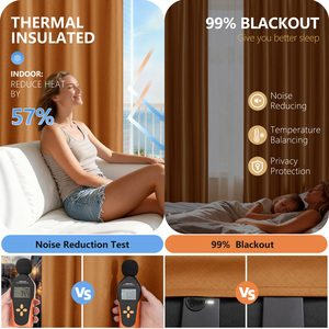 <span class=keywords><strong>Tende</strong></span> Oscuranti di Lusso e di Alta Gamma in Stile Moderno con Goffratura, Colore Arancione, Produzione di Shaoxing - Product Image 6