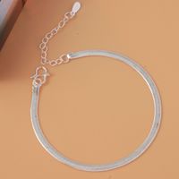 Pulsera Plateada para Estudiantes con Retención de Color, Pulsera Sencilla para Mujer, Joyería de Mariposa Estilo Coreano, Regalo de Moda, Fabricantes