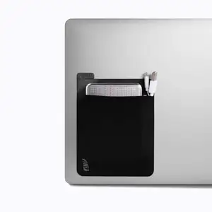 Borsa di immagazzinaggio posteriore del computer portatile adesiva di consegna di Shenzhen borsa per Mouse dell'organizzatore degli accessori di allungamento duro digitale del mouse
