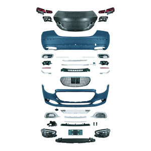 Nuevo de alta calidad para <span class=keywords><strong>Mercedes</strong></span> Benz W213 (2016-2020) actualizado con parachoques delantero y trasero estilo AMG y <span class=keywords><strong>Maybach</strong></span> - Product Image 1