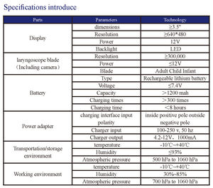 <span class=keywords><strong>Laryngoscope</strong></span> vidéo MY-G054C Prix <span class=keywords><strong>Laryngoscope</strong></span> vidéo Portable <span class=keywords><strong>Laryngoscope</strong></span> flexible - Product Image 6