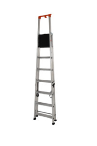Échelle extensible Stabila 80 ALU150 à 7 marches en alliage d'aluminium pour la maison, la salle de bain, la salle de sport, certifiée EN131 - Product Image 2