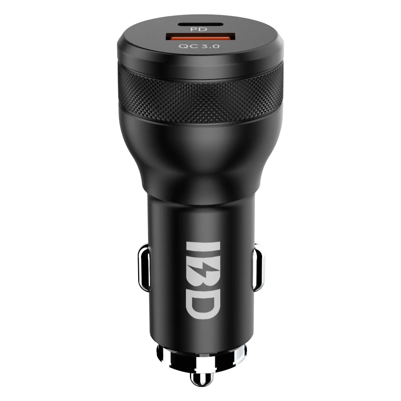 IBD 63w big power to support Macbook 2Port car charger pd qc3.0 for iphone 13