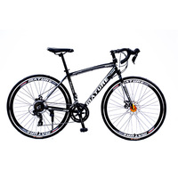 Vélo de route complet en aluminium 700C, 21 vitesses, frein à disque double, vélo de course sur route