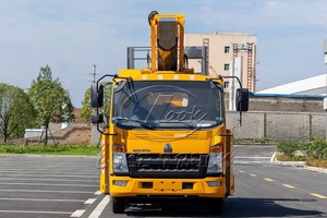 HOWO <b>25m</b> Telescopic Aerial Lift Truck for Building Maintenance - Product Image 2
