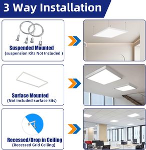 Wholesale Commercial Office Building 36w 48w 60w 300x1200mm 600x600mm 60x60cm 595x595mm Square Backlit Led <b>Light</b> - Product Image 5