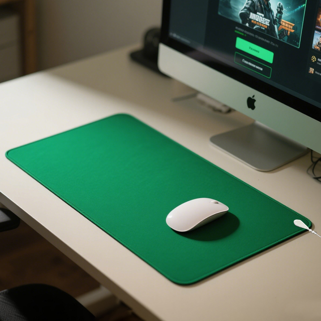 Durable Anti-Static PU Leather Keyboard Mat with Grounding Mouse Pad Healthy Rubber TPE Sponge Cartoon Style