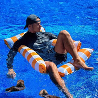 Aufblasbarer Schwimmring für Kinder Multifunktionaler Lounge-Sitz - Für Strand und Pool Schwimmender Spaßring
