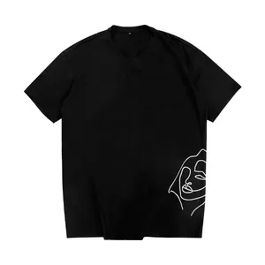 Cheap price custom tshirt LOGO silk screen print t shirt for men and women