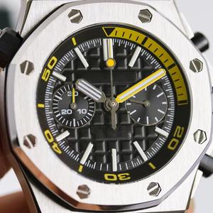 Reloj Mecánico Automático de Acero Inoxidable Drioshipping, Estilo Deportivo Moderno, Esfera de 42 mm, Diseño Multifuncional - Product Image 4