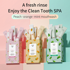 น้ำยาบ้วนปาก VEZE Private Label รสส้มพีชมิ้นต์ สำหรับฟอกสีฟันและทำความสะอาด - Product Image 2