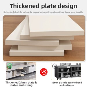 Table basse et <span class=keywords><strong>meuble</strong></span> <span class=keywords><strong>TV</strong></span> combinés pour petit appartement, salon, <span class=keywords><strong>meuble</strong></span> <span class=keywords><strong>TV</strong></span> moderne minimaliste extensible multifonctionnel sur pied - Product Image 3