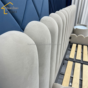 Luxury Home Furniture Designer Bedroom King <strong>Size</strong> <strong>Bed</strong> Upholstered Double Minimalist Fabric <strong>Bed</strong> <strong>Queen</strong> <strong>Size</strong> <strong>Bed</strong> <strong>Frame</strong> for Villa - Product Image 5