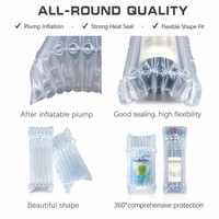 Protecteur de bord de tampon de choc Sac d'emballage à bulles de colonne d'air PA + PE écologique avec taille personnalisée pour la protection de l'emballage