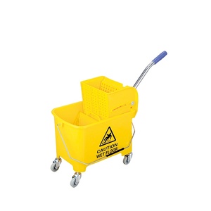 Chariot de nettoyage multifonctionnel d'hôtel de chariot en matière plastique solide de haute qualité - Product Image 2