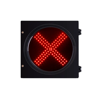 300mm LED péage station lumière rouge croix vert flèche signaux éclairage de la circulation