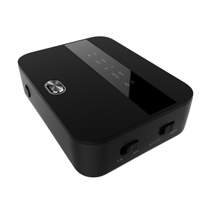 Émetteur <span class=keywords><strong>Bluetooth</strong></span> 5.0 I2 Plus pour TV avec contrôle du volume, adaptateur audio <span class=keywords><strong>AptX</strong></span> à faible latence pour 2 casques, optique, AUX, RCA - Product Image 1