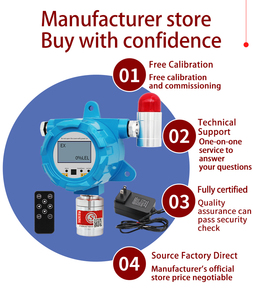 Aikesi GT-GND20 H2 gaz alarmlı dedektör sabit gaz kaçak dedektörü endüstriyel/laboratuvar/ev yanıcı gaz dedektörü - Product Image 2