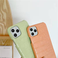 Coque arrière de téléphone portable en faux cuir de crocodile, étui crocodile pour iphone 14, offre spéciale