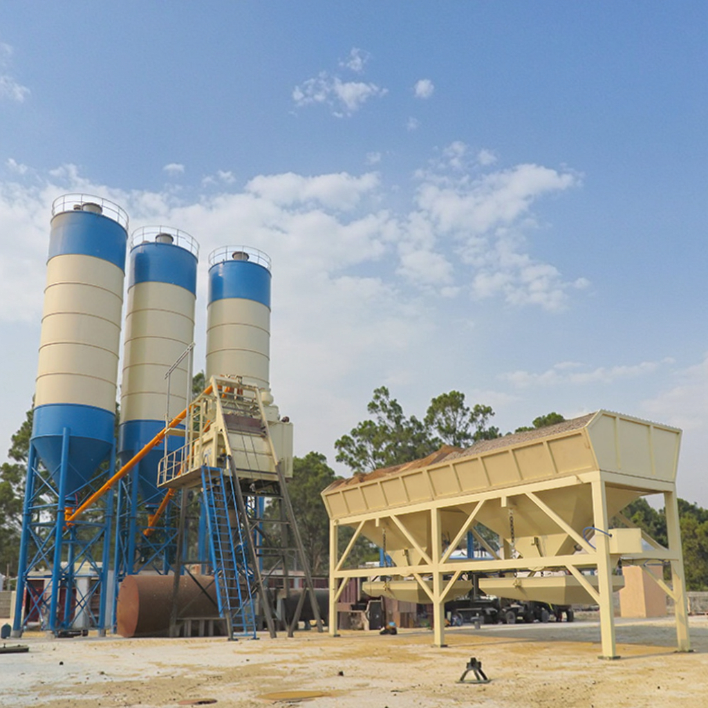 Готовая влажная смесь Hzs60 бетонная Заводская партия Centrale a Beton Mobile 60mm 3/ч