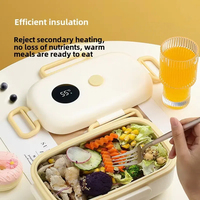 Heiße Aktion: Intelligente Thermische Brotdosen mit Warmhaltefunktion – Lunchbox-Set für Erwachsene und Kinder mit Thermoskanne und Temperaturanzeige