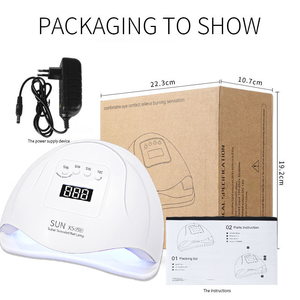 Lampu Pengering Kuku Cepat Kering BC-02 Profesional UV LED untuk Penggunaan di Rumah, Portabel untuk Pengeringan Gel Polish - Product Image 2