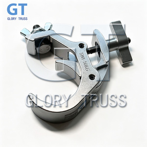 Abrazadera de Aluminio Ligera QUICK RIG para Tubos de 50 mm, Capacidad de Carga 50 kg, Certificación TUV, Gancho de Perfil Bajo para Iluminación de Escenarios - Product Image 4