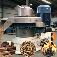 Machine à granulés automatique à matrice annulaire pour le recyclage des biomasses et des déchets de bois avec contrôle PLC pour l'usine de fabrication d'aliments pour animaux