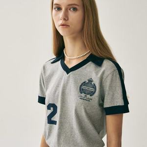 Chemise d'été rétro de football avec revers T-shirt imprimé à manches courtes de South Fashion pour les fans de football - Product Image 4
