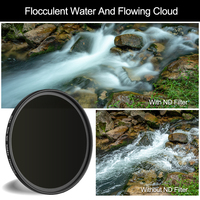 Filtres à densité neutre ND64 multi-nano revêtement personnalisé OEM GiAi 77 mm 82 mm Accessoires pour objectif d'appareil photo pour la photographie Matériel en verre