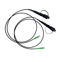 Kabel Patch Fiber Outdoor Mini SC APC IP68 yang Diperkuat, G.657A2 LSZH, Kompatibel dengan Perakitan Kabel FTTA, Bersertifikasi CE UKCA