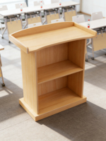 Pupitre de conférence moderne en bois, écologique et durable, avec une capacité de 200 kg, pour une utilisation en classe, à l'école, à l'église ou comme chaire.