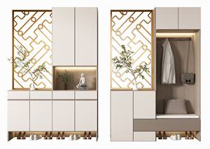 Muebles de Entrada para Montar en la Pared, Zapatero, Armarios, Armarios Modernos de Madera Personalizados para Sala de Estar - Product Image 5