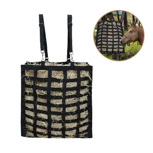 Heavy Duty Large Capacity Adjustable Slow Feed Horse Hay Tote Storage Pouch Bag