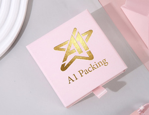 Boîte <span class=keywords><strong>à</strong></span> bijoux <span class=keywords><strong>personnalisée</strong></span> avec logo imprimé, emballage en carton avec tiroir et pochette en microfibre pour bijoux - Product Image 2