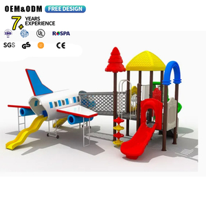 Toboggan en plastique d'équipement de terrain de jeu extérieur pour enfants en acier inoxydable de qualité marine IPEMA pour enfants dans un terrain de jeu public - Product Image 2