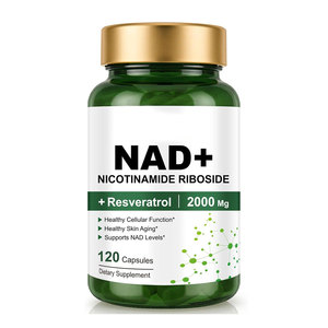 BIOCHEALTH OEM NAD + Supplément pour la régénération cellulaire Antioxydant Nicotinamide Riboside Suppléments quotidiens pour adultes Hommes Femmes - Product Image 1