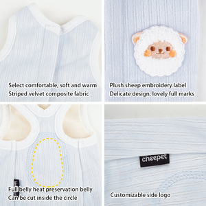 Traje de lana antiarañazos para mascotas, nuevo diseño, previene la ropa después de operación, recuperación, antilamer - Product Image 4